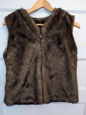 Cute Brown Furry Vest